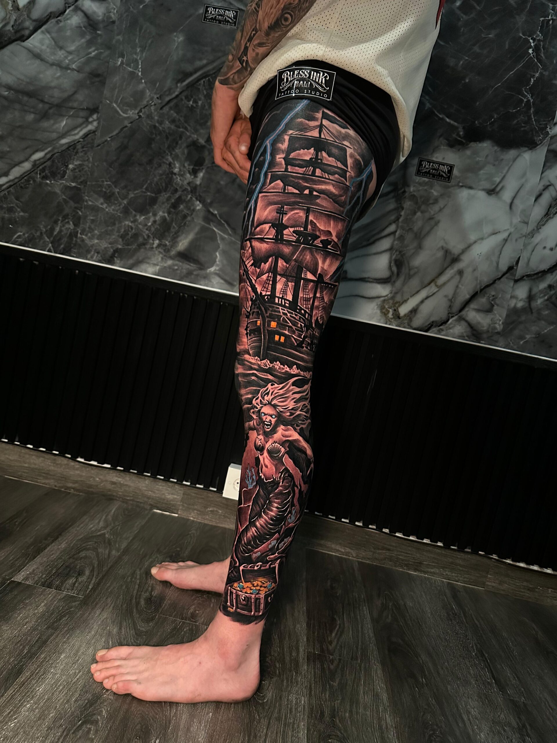 Full Leg Sleeve Tattoo