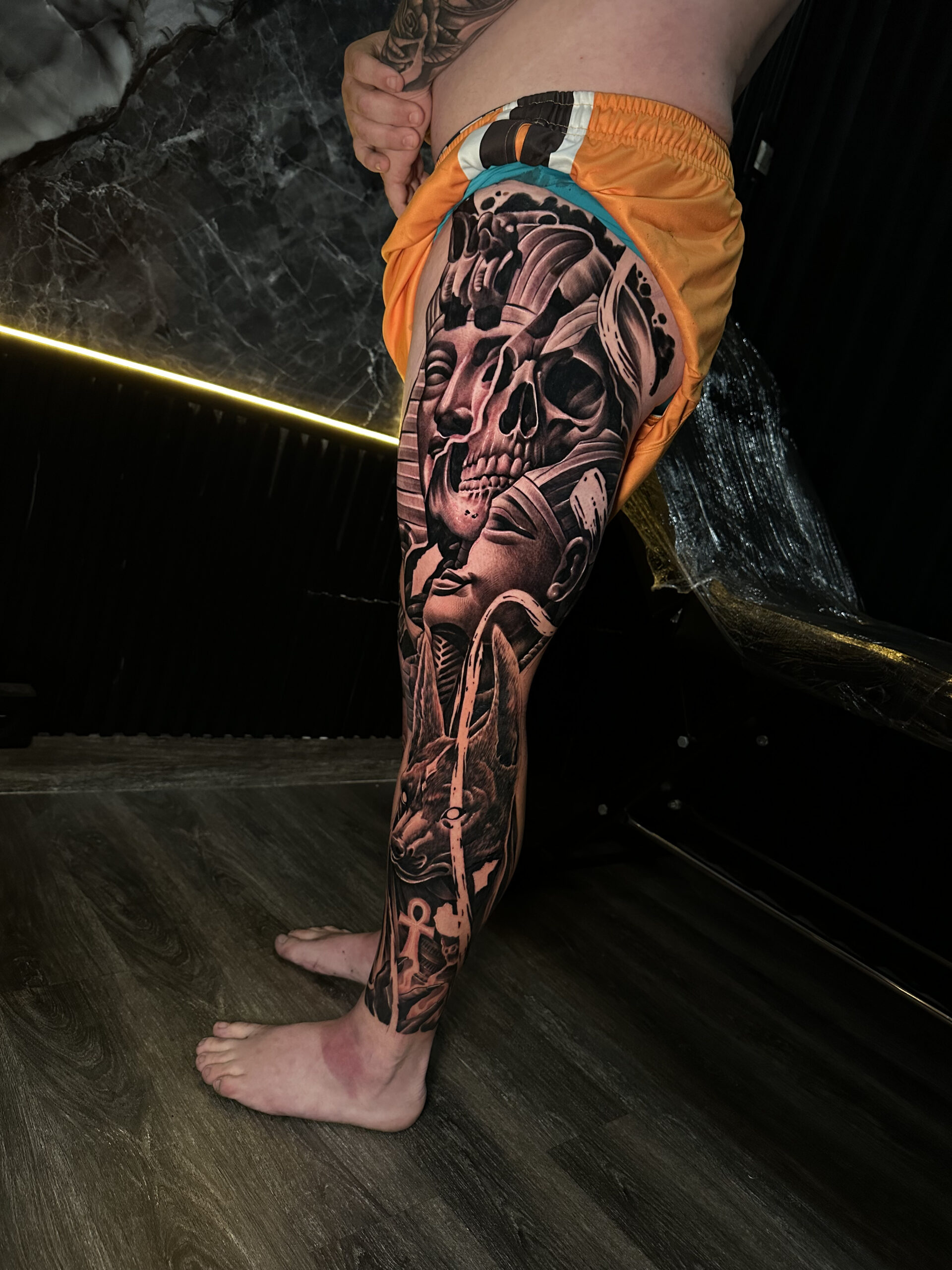 Tattoo Full Leg Egyp